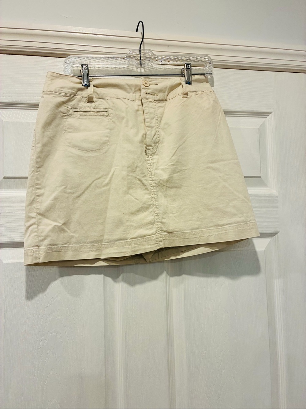 St. John's Bay Khaki Cotton Skort